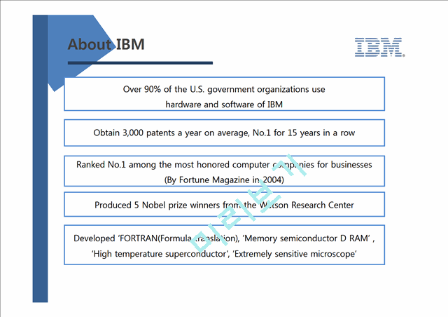 루 거스너 와 IBM부활의 신화,IBM,IBM부활,IBM분석,IBM기업분석,루거스너,IBM영문판   (5 )